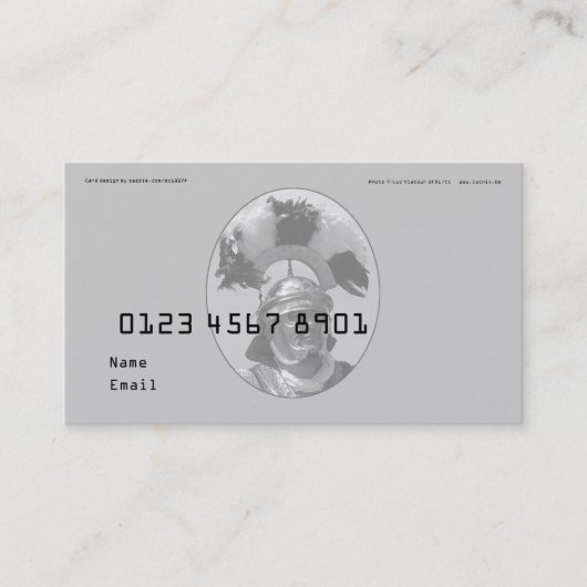 Creditcard Visitenkarte (Vorderseite)