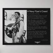 Credo des Navy-Flyers Poster (Vorne)