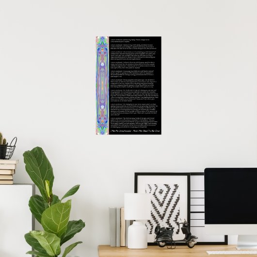 Credo für Schüler Poster (Heimbüro)