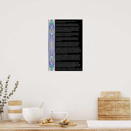 Credo für Schüler Poster (Küche)