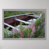 Cree Freighter Canoe - Chisasibi Québec Poster (Vorne)