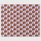 Cree Indian Native American Art Charles M Russell Geschenkpapier (Flach)