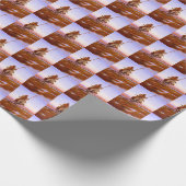 Cree Indian Native American Art Charles M Russell Geschenkpapier (Ecke)