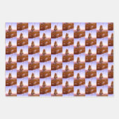 Cree Indian Native American Art Charles M Russell Geschenkpapier Set (Vorderseite)