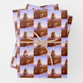 Cree Indian Native American Art Charles M Russell Geschenkpapier Set (Beispiel)