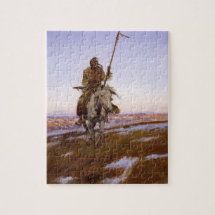 Cree-Indianer Charles M Russell Native American A Puzzle