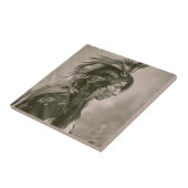 Cree Indianer Fliese (Seite)