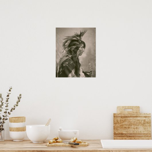 Cree Indianer Poster (Küche)