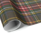 Cree Modern Original Scottish Clan Tartan Geschenkpapier (Rolleneckpunkt)