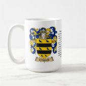 Creech, der Ursprung, die Bedeutung und das Wappen Kaffeetasse (Links)