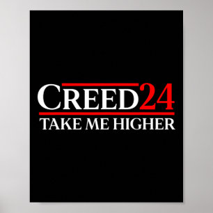 Creed 24 Bring mich höher Flagge USA Amerika  Poster