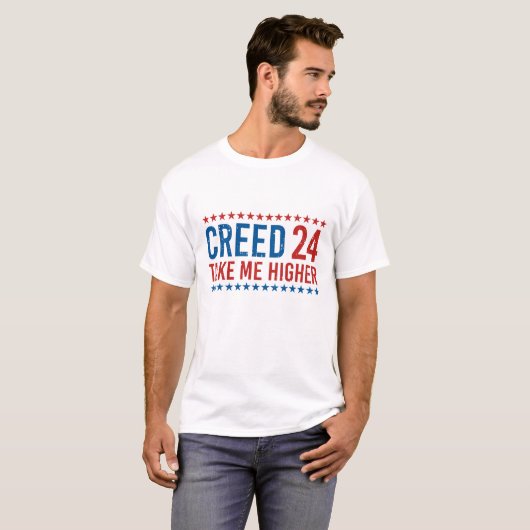 Creed '24 Nimm mich Höher, Funny Sprichwort Sarcas T-Shirt (Vorne ganz)