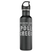 Creed Delphi Boxing Academy Zuhause von Apollo Cre Edelstahlflasche (Vorderseite)