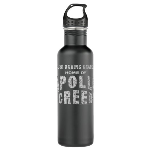 Creed Delphi Boxing Academy Zuhause von Apollo Cre Edelstahlflasche (Vorderseite)