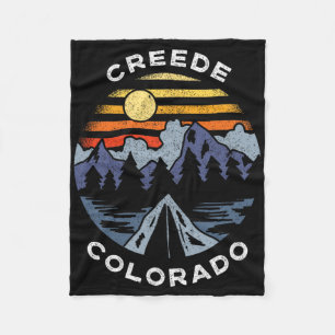 Creede Colorado Berge Urlaub Camping Souveni Fleecedecke