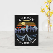 Creede Colorado Berge Urlaub Camping Souveni Karte (Gelbe Blume)