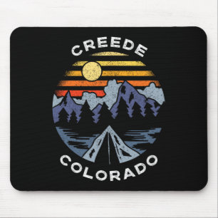 Creede Colorado Berge Urlaub Camping Souvenir Mousepad
