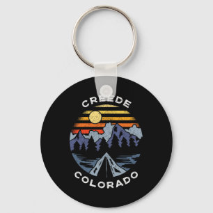 Creede Colorado Gebirge Urlaub Camping Andenken Schlüsselanhänger