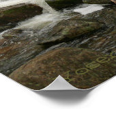 Creek at Bridal Veil Falls, Yosemite Poster (Ecke)