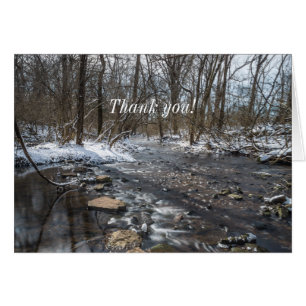 Creek at Sequiota Danke-Karte