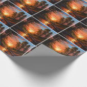 Creek Bank Sunrise Geschenkpapier (Ecke)