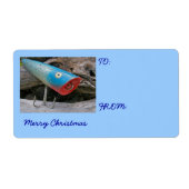 Creek Chub Snook Plunker Lure Geschenklabel (Vorne)