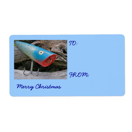 Creek Chub Snook Plunker Lure Geschenklabel (Vorne)