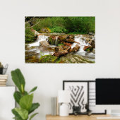 Creek Falls Upper Perry Poster (Heimbüro)