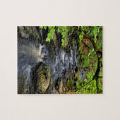 Creek fließt durch Wald Puzzle (Horizontal)