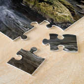 Creek fließt durch Wald Puzzle (Seite)
