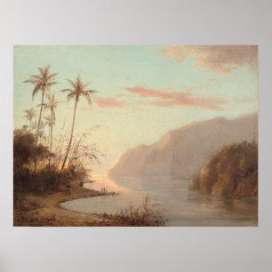 Creek in St. Thomas - Camille Pissarro Kunst, Dich Poster
