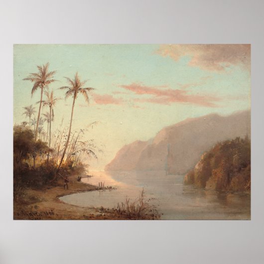 Creek in St. Thomas - Camille Pissarro Kunst, Dich Poster (Vorne)