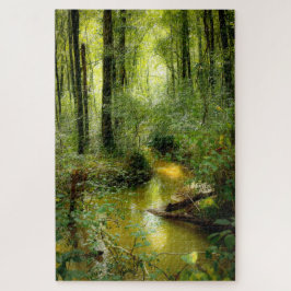 CREEK IN THE WOODS Jigsaw Puzzle