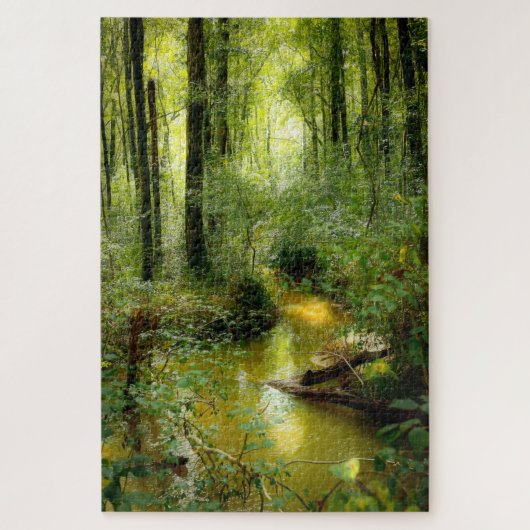 CREEK IN THE WOODS Jigsaw Puzzle (Vertikal)