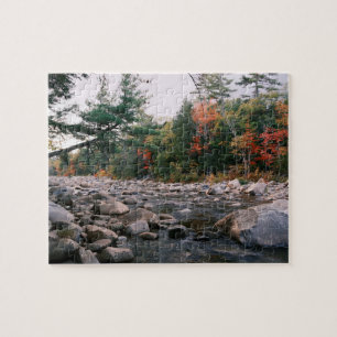 Creek in Vermont im Herbst Puzzle