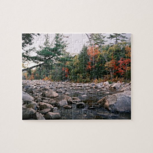 Creek in Vermont im Herbst Puzzle (Horizontal)
