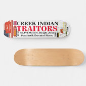 CREEK INDIAN SLAVE BESITZER Skateboard (Horizontal)