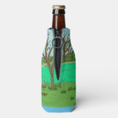 Creek mit Baumflasche gemütlich Flaschenkühler (Flasche Rückseite)