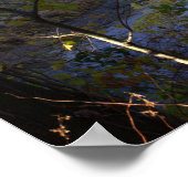Creek mit Bridge Poster (Ecke)