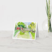 Creek Park Note Card Dankeskarte (Vorderseite)