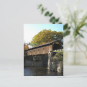 Creek Rd Bridge Ashtabula Landkreis Ohio Postkarte (Stehend Vorderseite)