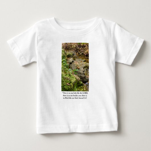 Creek-Rock-Bed für die Nordwochen Baby T-shirt (Vorderseite)
