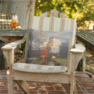 Creek Side im Herbst, Original von Gary Poling Kissen