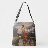 Creek Side im Herbst, Original von Gary Poling Tragetaschen Mit Langen Trägern (Rückseite)
