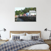 Creek Street in Ketchikan Leinwanddruck (Insitu (Schlafzimmer))