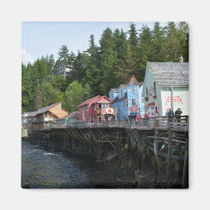 Creek Street in Ketchikan Magnet