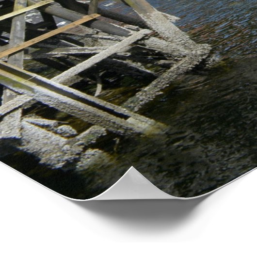 Creek Street in Ketchikan Poster (Ecke)