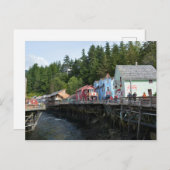 Creek Street in Ketchikan Postkarte (Vorne/Hinten)