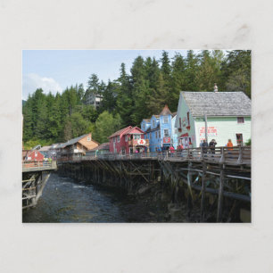 Creek Street in Ketchikan Postkarte