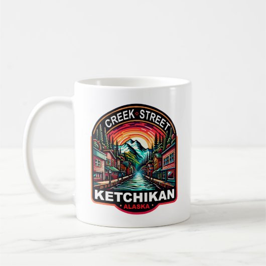Creek Street Ketchikan Alaska Kaffeetasse (Links)